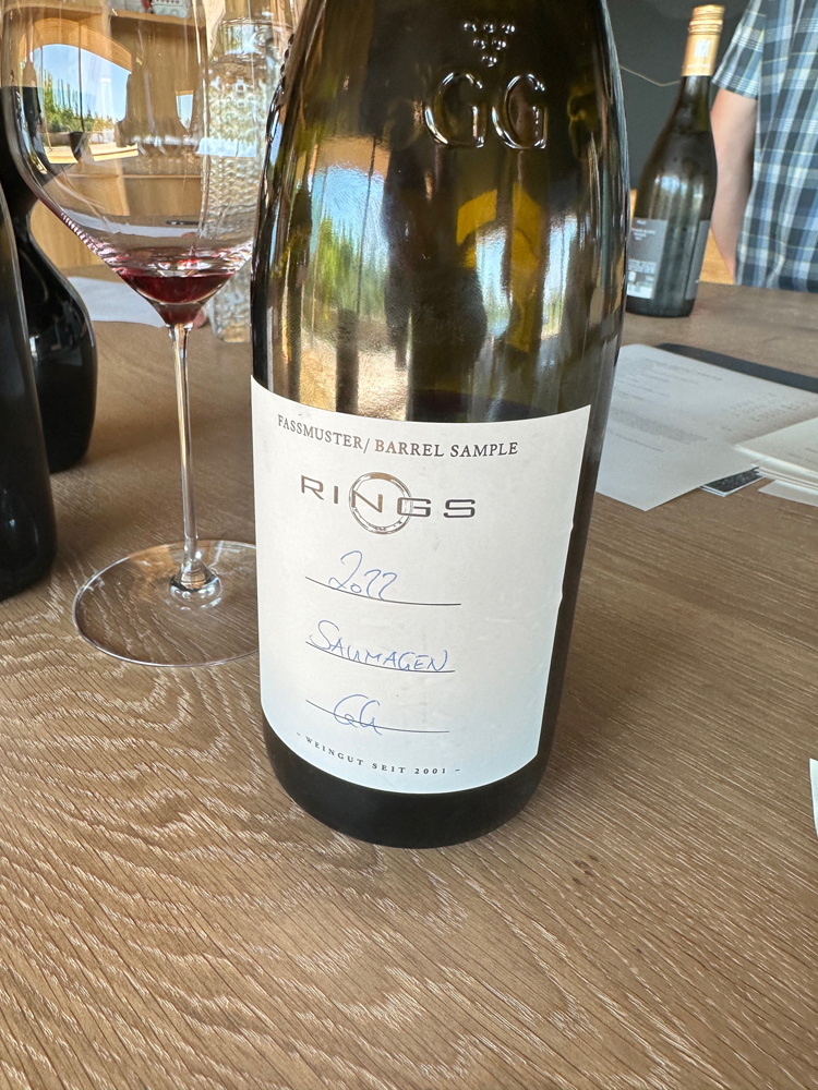 Weingut Rings Verkostung Saumagen GG